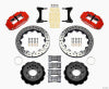 Wilwood Narrow Superlite 6R Front Hat Kit 12.88in Drill Red 93-96 Mazda RX7