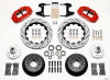 Wilwood Narrow Superlite 6R Front Hub Kit 14.00in Drill Red 74-80 Pinto/Mustang II Disc Spindle only