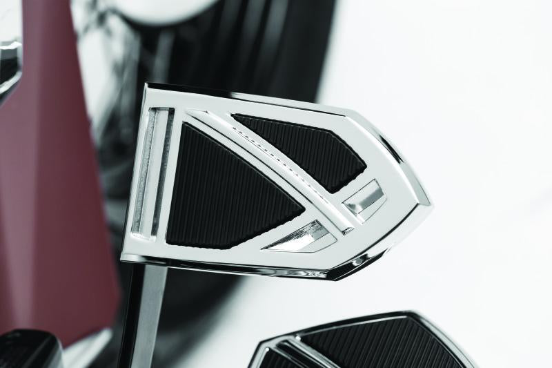 Kuryakyn Phantom Brake Pedal Pad For 18-Up FL Softails With Rider Floorboards - Chrome