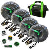 Rhino USA Lasso Straps; Basket Straps - Black