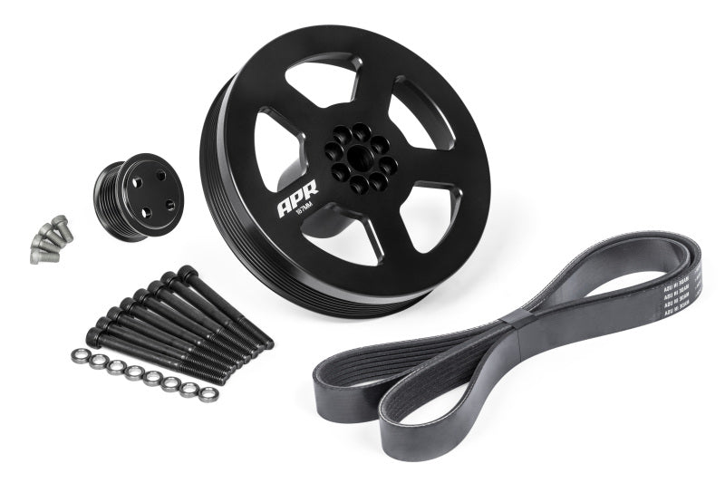 APR 15-18 Audi A6/A7/A8 Quattro (3.0 TFSI) Supercharger Drive & Crank Pulley w/Belt (Bolt On)