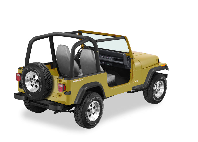 Bestop 92-95 Jeep Wrangler YJ Sport Bar Cover (Black Denim)