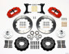 Wilwood Narrow Superlite 6R Front Hub Kit 12.88in Red 79-87 GM G Body