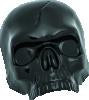 Kuryakyn Skull Horn Cover Black