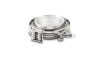 Vibrant AL V-B Flange Assembly 3.5in OD Tubing incl 2 AL V-b flanges 1 SS V-B Clamp 1 Viton O-Ring