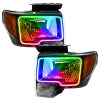 Oracle 09-14 Ford F-150 LED HL - Black - ColorSHIFT w/o Controller
