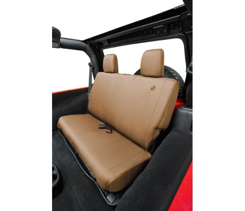 Bestop 08-12 Jeep Wrangler JK 4-Door Rear Seat Covers (Tan)