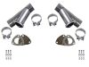 Granatelli 3.0in Stainless Steel Manual Dual Exhaust Cutout Kit w/Slip Fit & Band Clamp