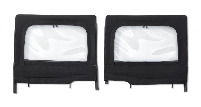 Bestop 20-26 Jeep Gladiator / 18-26 Wrangler JL 4-Door Element Upper Doors (Rear Black Twill)