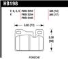 Hawk 77-88 Porsche 924 / 78-85 & 92-95 928 / 83-91 944 HT-10 Rear Race Brake Pads