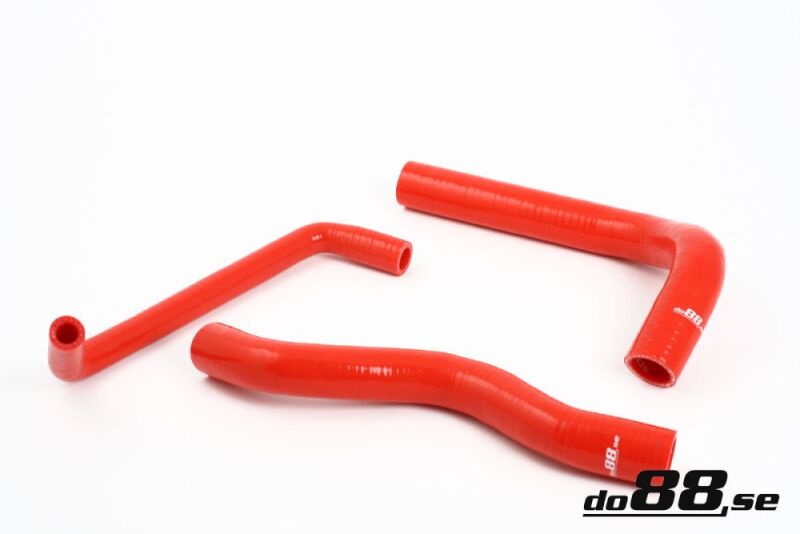 do88 Volvo 240 Coolant Hoses Red