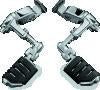 Kuryakyn Ergo III Adjustable Mount With Trident Dually ISO Pegs Chrome