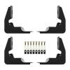 Westin 2014-2018 Chevy Silverado 1500 Reg Cab Premier Oval Nerf Step Bar Mount Kit - Black