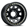 Raceline RT51 Daytona Rock 15x10in/5x139.7 BP/-44mm Offset/107.95mm Bore- Gloss Black Beadlock Wheel