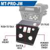 Rugged Radios Polaris RZR PRO XP/Turbo R/PRO R Dash Mount Radio and Intercom - SPOD Touchscreen