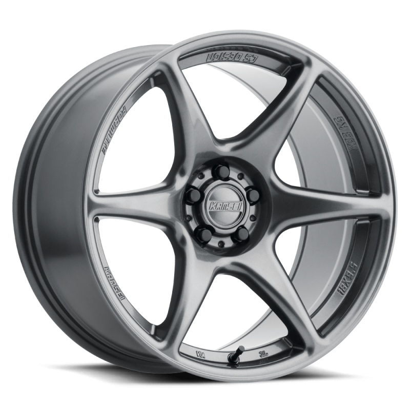 Kansei K11G Tandem 15x7in / 4x100 BP / 25mm Offset / 73.1mm Bore - Gunmetal Wheel