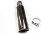 JBA 2.5in x 3.5in x 15in Polished Chrome Tip - Clamp On