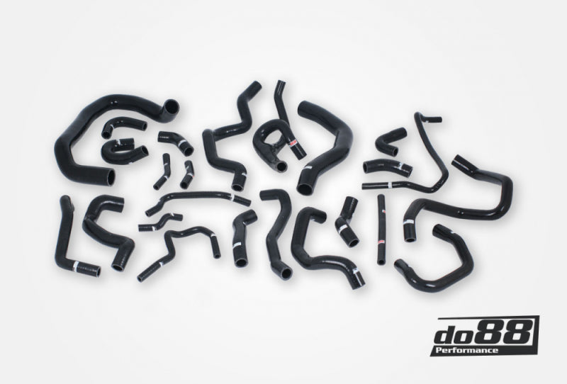 do88 Audi/Seat/Skoda/Volkswagen 1.8T/2.0T (MQB) Coolant Hoses (24 pcs) - Black