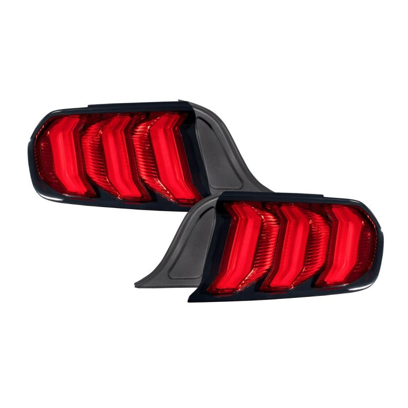 Form Lighting 2015-2023 Ford Mustang LED Tail Lights Red (Pair)