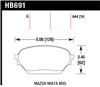 Hawk 06-14 Mazda MX-5 DTC-60 Race Front Brake Pads