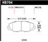 Hawk 06-09 Toyota RAV4 / 10-13 Toyota Matrix Performance Ceramic Front Brake Pads