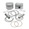 S&S Cycle 84-99 BT 89in Low Compression Stroker Pistons - .020in