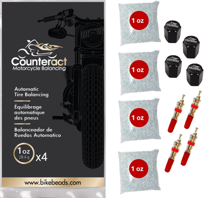 Counteract Motorcycle Balancing Bead Shop Pack (4) 1oz Bags