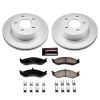 Power Stop 99-01 Jeep Cherokee Front Z17 Evolution Geomet Coated Brake Kit