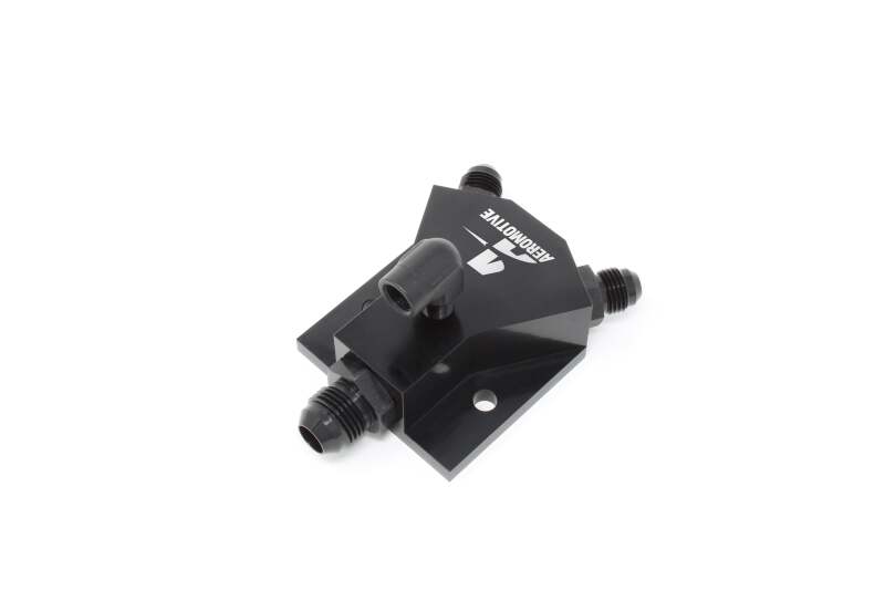 Aeromotive VaporWorx Y-Block Kit - (2) AN-06 ORB (1) AN-08 ORB (1) 1/8in NPT