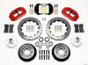 Wilwood Narrow Superlite 6R Front Hub Kit 12.88in Drill Red Magnum Force Drop Spindle