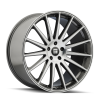 Touren 3292 TR92 20x10.5 / 5x114.3 BP / 35mm Offset / 72.6mm Hub Gloss Graphite Machined Wheel