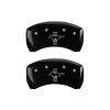 MGP Rear set 2 Caliper Covers Engraved Rear S197/Bar & Pony Black finish silver ch