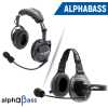 Rugged Radios AlphaBass Carbon Fiber Headset for STEREO and OFFROAD Intercoms Over The Head