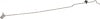 Kentrol 07-18 Jeep Wrangler JK Hood Prop Rod - Polished Silver