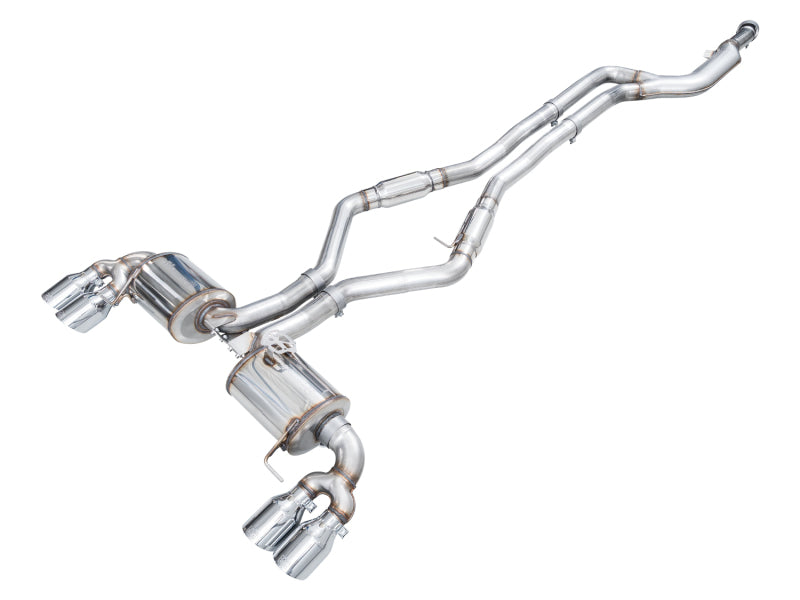 AWE Tuning 22-26 BMW M240i (G42) Touring Edition Exhaust - Chrome Silver Tips