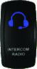 DragonFire Racing Lighted Switch Int/Rad On/Off Blue Led