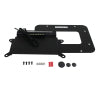 Kentrol 07-18 Jeep Wrangler JK Back Side License Plate Mount with LEDs - Textured Black