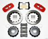 Wilwood AERO4 Rear Kit 14.25in Drilled Red 2006-10 Magnum/Challenger/Charger/300C