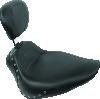Mustang 02-09 Honda VTX1300 Retro, S & T Wide Touring 2PC Seat - Black