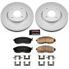 Power Stop 09-14 Nissan Cube Front Z17 Evolution Geomet Coated Brake Kit