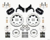 Wilwood Forged Dynalite Front Kit 12.19in Drilled 65-68 Chevy Impala -Drum Spindle