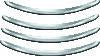 Kuryakyn Rear Fender Accents FLHRXS / FLHX/FLHXS / FLTRX/XS Models Chrome