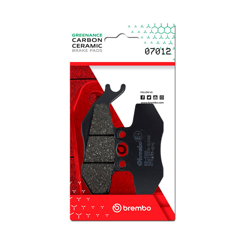 Brembo Aprilia Etx/Aprilia Mx/Piaggio Hexagon/Piaggio Skipper Carbon Ceramic Brake Pad - Front