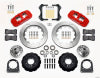 Wilwood AERO6 Front Hub Kit 14.00in Red TCI-IFS 71-78 (Pinto Based)