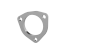 QTP 2.5in Weld-On QTEC 3 Bolt Flange