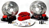 Baer Brakes 62-69 Ford Fairlane STD Studs 13in Track4 Front SDZ Brake Kit - Red