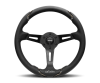Momo Gotham Steering Wheel 350 mm - Black Leather/Black Spokes
