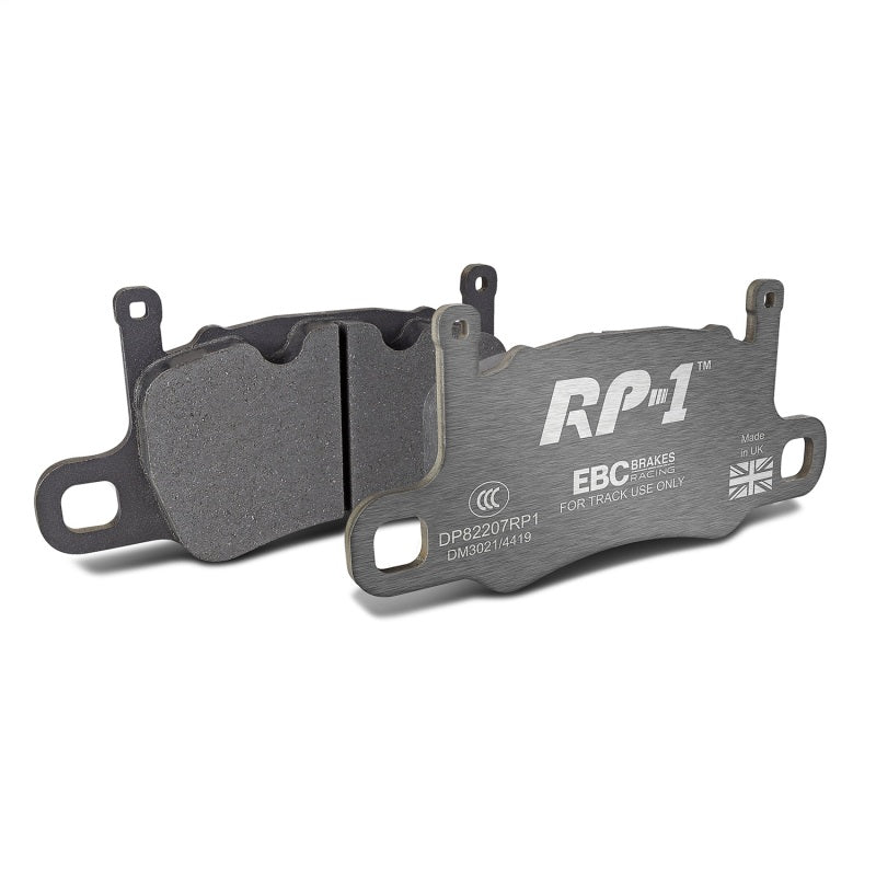 EBC Racing 13-15 Porsche 911 (991) GT3 (Cast Iron Disc Only) RP-1 Race Rear Brake Pads