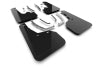 Rally Armor 25-26 Hyundai Tucson ICE XRT Black UR Mud Flap - Metallic Black Logo
