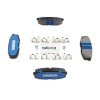 Timbren 08-21 Lexus LX570/Toyota Land Cruiser BES Severe Duty Semi-Metallic Brake Pads - Rear